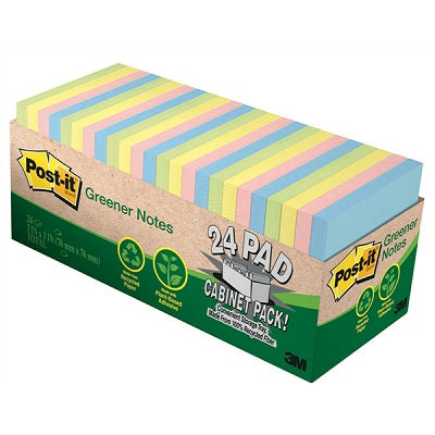 Picture of Notes-Post-It, Cabinet Pack Greener 3x3 Helsinki Collection