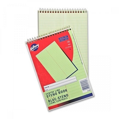 Picture of Steno Book-6x9 120 Page Green Tint With Center Line