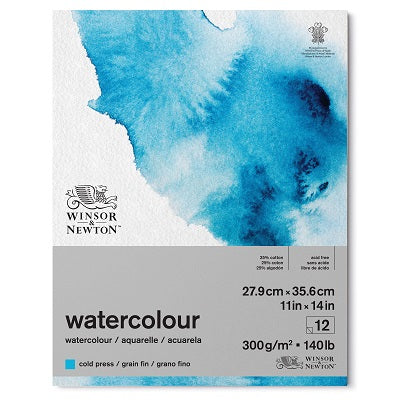 Picture of Watercolour Pad-W&N 140lb Cold Pressed 11x14 12shts.