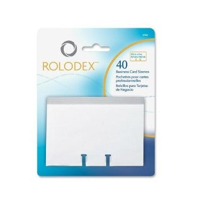 Picture of Business Card Sleeves-Rolodex 2-5/8x4, 40/Pack