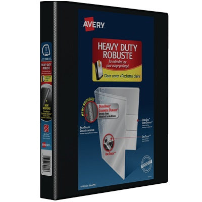 Picture of Binder-Overlay, Heavy Duty 1" D-Ring Black