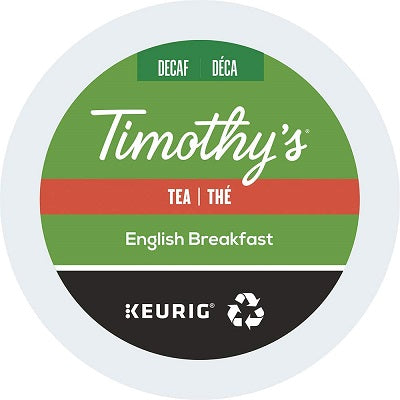 Picture of Tea-K Cup Timothy'S Decaf English Breakfast