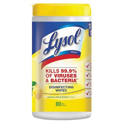 Picture of Disinfecting Wipes-Lysol Citrus Scent, 80-Count