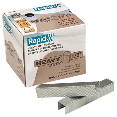 Picture of Staples-Rapid, Heavy Duty 1/2" Leg 5000/Box