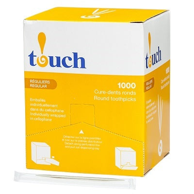 Picture of Toothpicks-Touch Rounded, Individually Wrapped 1000/Bx