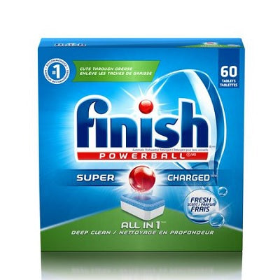 Picture of Dishwasher Soap-Finish Powerball All-In-1, Tabs 60/Bx -81158