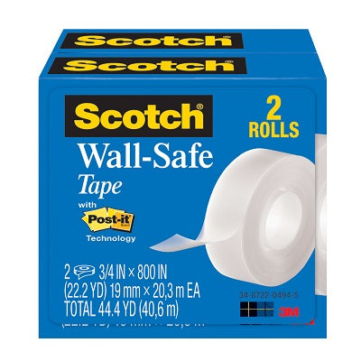 Picture of Tape-Wall-Safe, 19mmx20m Boxed, 2/Pack