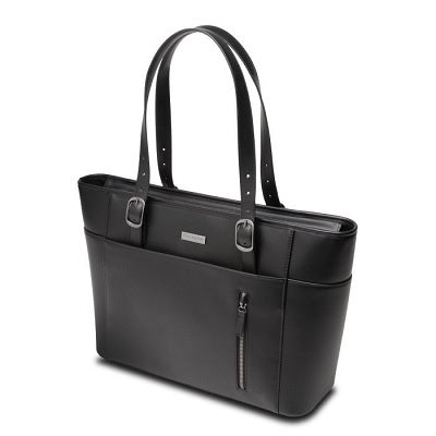 Picture of Tote Bag-Laptop, Black Faux Leather