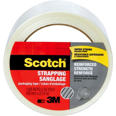 Picture of Tape-Reinforced Strapping, 48mmx27.4m, Clear