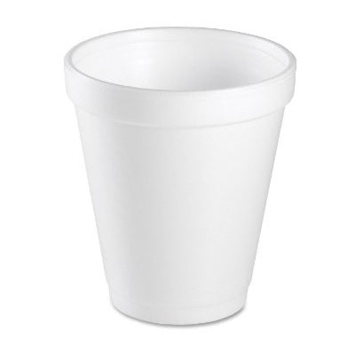 Picture of Cups-Dart Styrofoam 8 Ounce/237ml. White, 1000/Ct