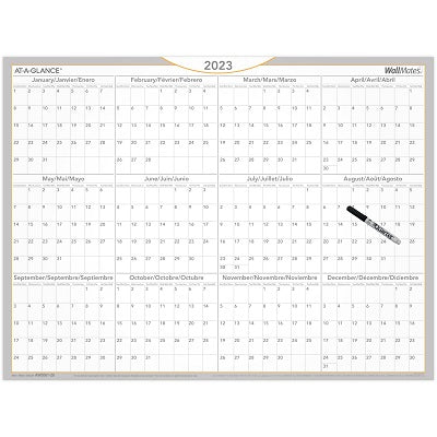 Picture of Planner-Wall, Yearly 24x18 Wallmates Self-Adhesive 2023