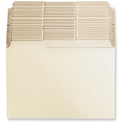 Picture of Card Guides-3x5 Manila Plain, 100/Pack