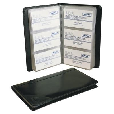 Picture of Business Card Holder-Leather Cap.120, Black