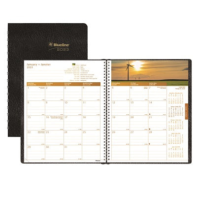 Picture of Planner-14 Month, Wire Canadian Provinces 8-7/8x7-1/8 2023