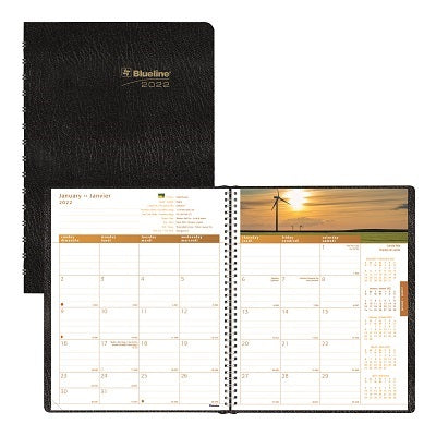 Picture of Planner-14 Month, Wire Canadian Provinces 8-7/8x7-1/8 2022