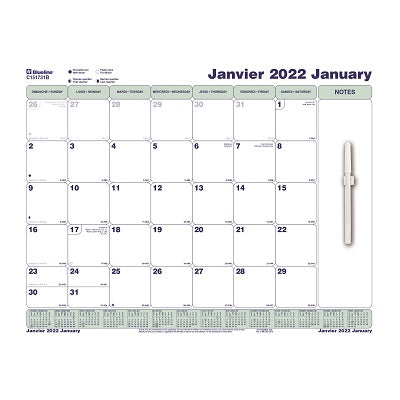 Picture of Planner-Wall, Monthly 17x22 Static Cling Bilingual 2022