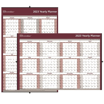 Picture of Planner-Wall, Yearly 32x48 Laminated English 2023