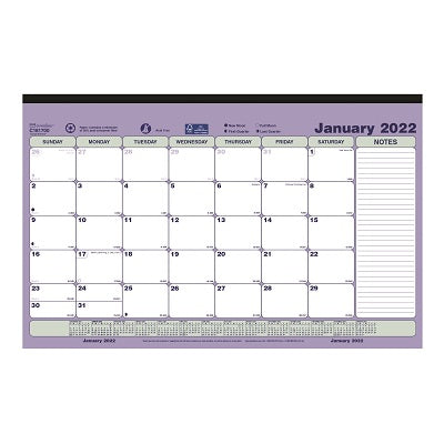 Picture of Calendar Pad-Desk Magnetic Monthly 17-3/4x10-7/8, Eng. 2022