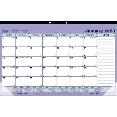 Picture of Calendar Pad-Desk Monthly 17-3/4x10-7/8 English 2023