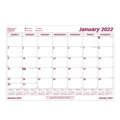 Picture of Calendar Pad Refill-Desk, Monthly 22x17 English 2022