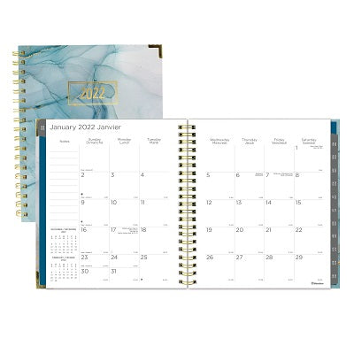 Picture of Planner-Weekly/Monthly, 11x8-1/2 Quartz Turquoise 2022