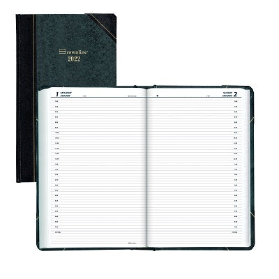 Picture of Planner-Daily, Hard 13-3/8x8 Green, English 2022