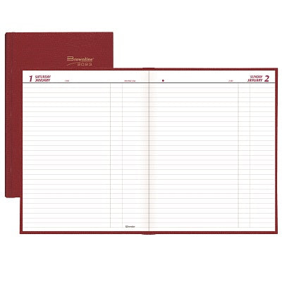 Picture of Planner-Daily, Hard 10x7-7/8 Cash Red, English 2023