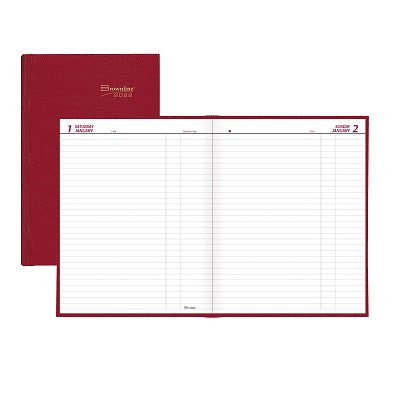 Picture of Planner-Daily, Hard 10x7-7/8 Cash Red, English 2022