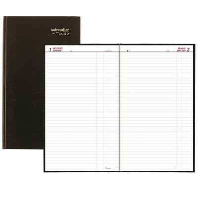 Picture of Planner-Daily, Hard 13-3/8x7-7/8 Cash Black, English 2023