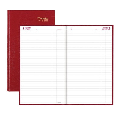 Picture of Planner-Daily, Hard 13-3/8x7-7/8 Cash Red, English 2022