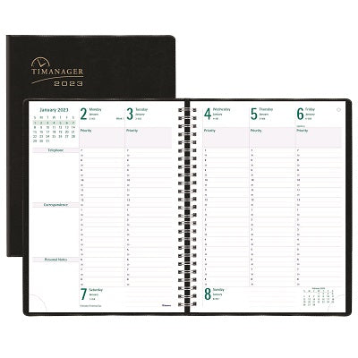 Picture of Planner-Weekly, 5 Day 10-1/4x7-5/8 Black, English 2023