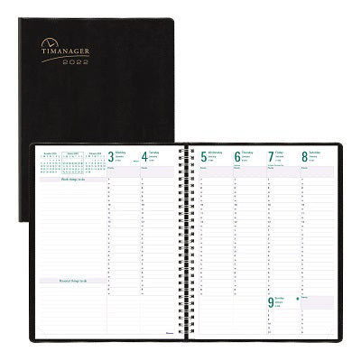 Picture of Planner-Weekly, 6 Day 11x8-1/2 Black, English 2022