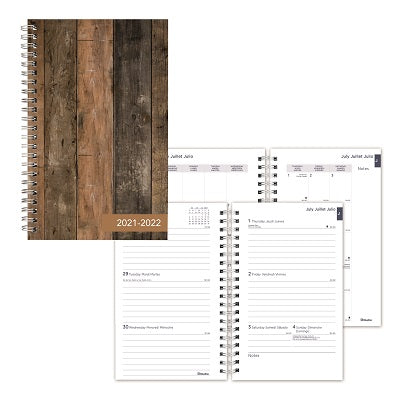 Picture of Planner-Academic, Weekly/Monthly 8x5 Brown Cabin 2022