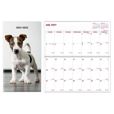 Picture of Planner-18 Month, 6-1/2x3-1/2 Dog Bilingual 2022