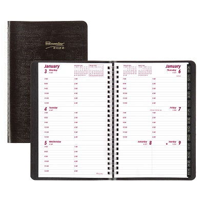 Picture of Planner-Weekly, Wire 8x5 Black, English 2022