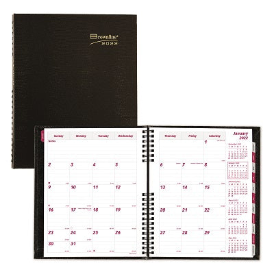 Picture of Planner-14 Month, Coilpro 8-7/8x7-1/8 Black, English 2022