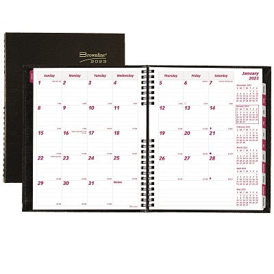 Picture of Planner-14 Month, Coilpro 8-7/8x7-1/8 Black, English 2023