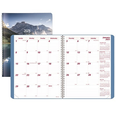 Picture of Planner-14 Month, Twin Wire Mountain Lake, 11x8.5 Eng. 2023