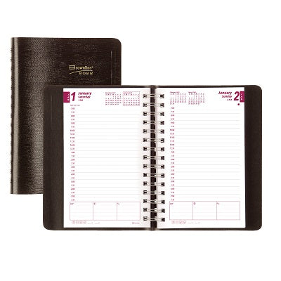 Picture of Planner-Daily, Wire 8x5 Black, English 2022