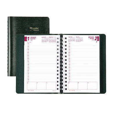 Picture of Planner-Daily, Wire 8x5 Green, English 2022