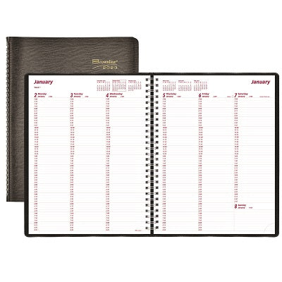 Picture of Planner-Weekly, Wire 11x8-1/2 Black, English 2023