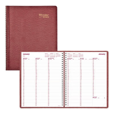 Picture of Planner-Weekly, Wire 11x8-1/2 Red, English 2022