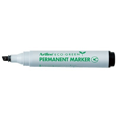 Picture of Marker-Permanent, Artline Eco-Green, Chisel Tip, Black