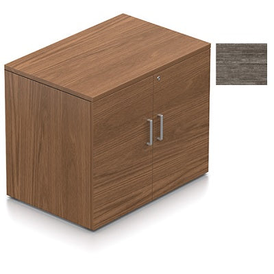 Picture of Storage Cabinet-Ionic Two Door, Absolute Acajou