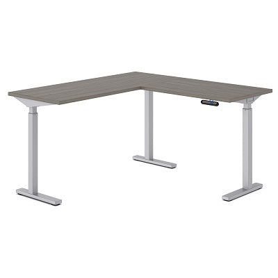 Picture of Sit Stand Desk Top-Ionic Primary, Absolute Acajou