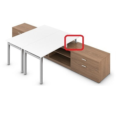 Picture of Table Desk-Ionic, Overlap With Legs