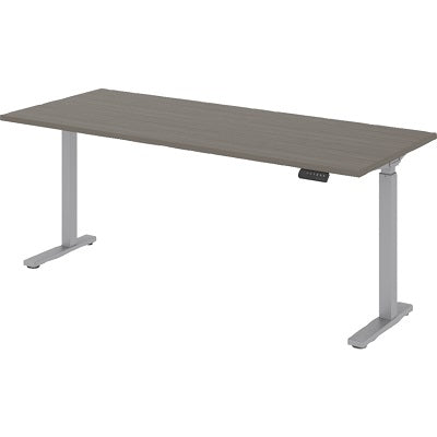 Picture of Sit Stand Workstation-Ionic, 30" X 72" Absolute Acajou