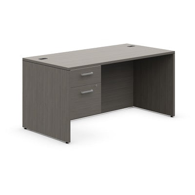 Picture of Desk-Single Pedestal Absolute Acajou