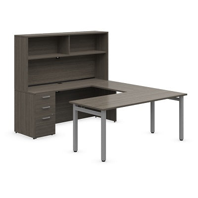 Picture of Workstation-Ionic U-Shapped 72"X96", Absolute Acajou