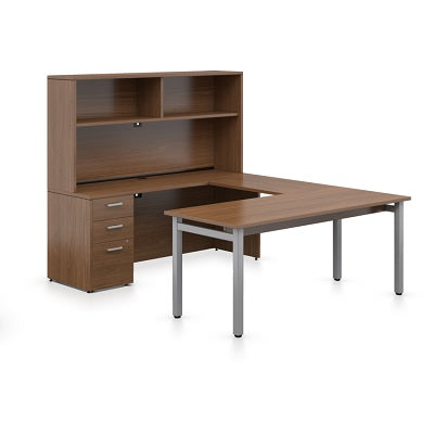 Picture of Workstation-Ionic U-Shapped 72"X96", Winter Cherry